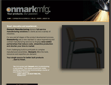 Tablet Screenshot of onmarkmfg.com